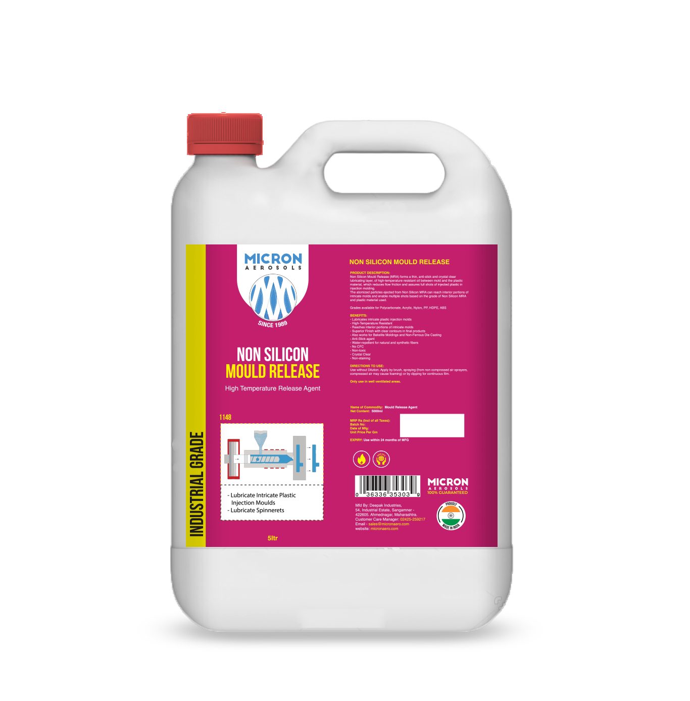1110 Non Silicon Mould Release Agent | 550ml