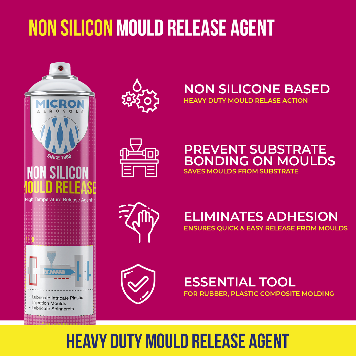1110 Non Silicon Mould Release Agent | 550ml