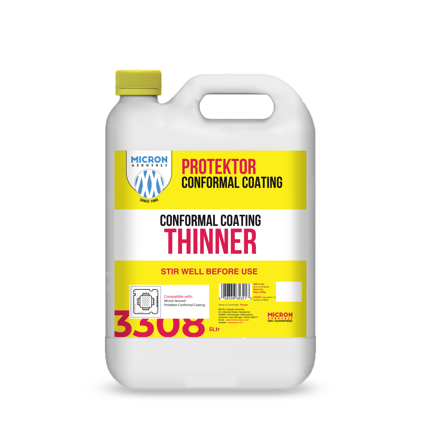 3308 Protektor® Conformal Coating Thinner | 5ltr