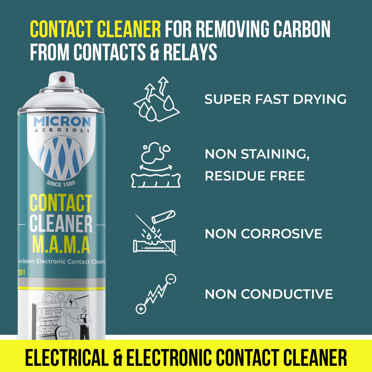 3201 Electrical Contact Cleaner | M.A.M.A | 500ml