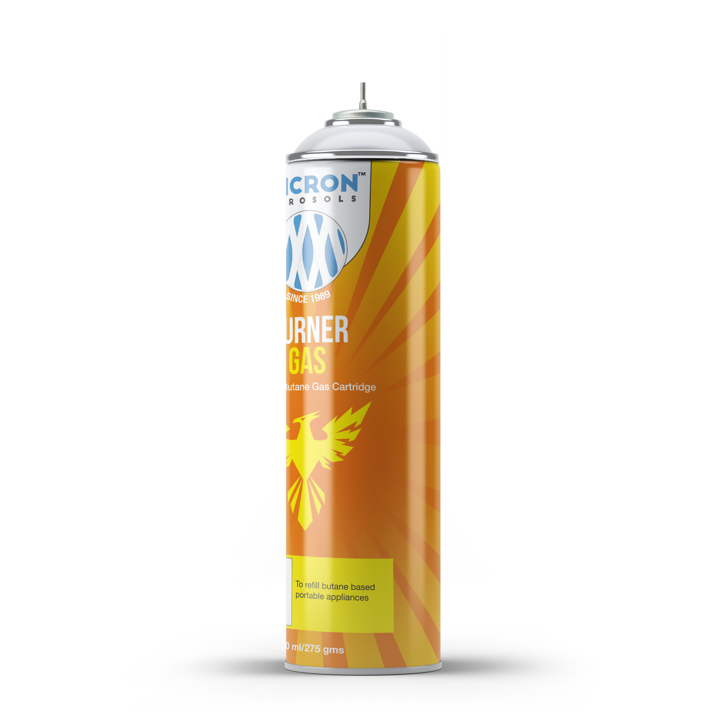 4200 Lighter Gas Refill Can 550ml | Metal Valve | Micron Aerosols® | For Lighters, Jeweller Torch