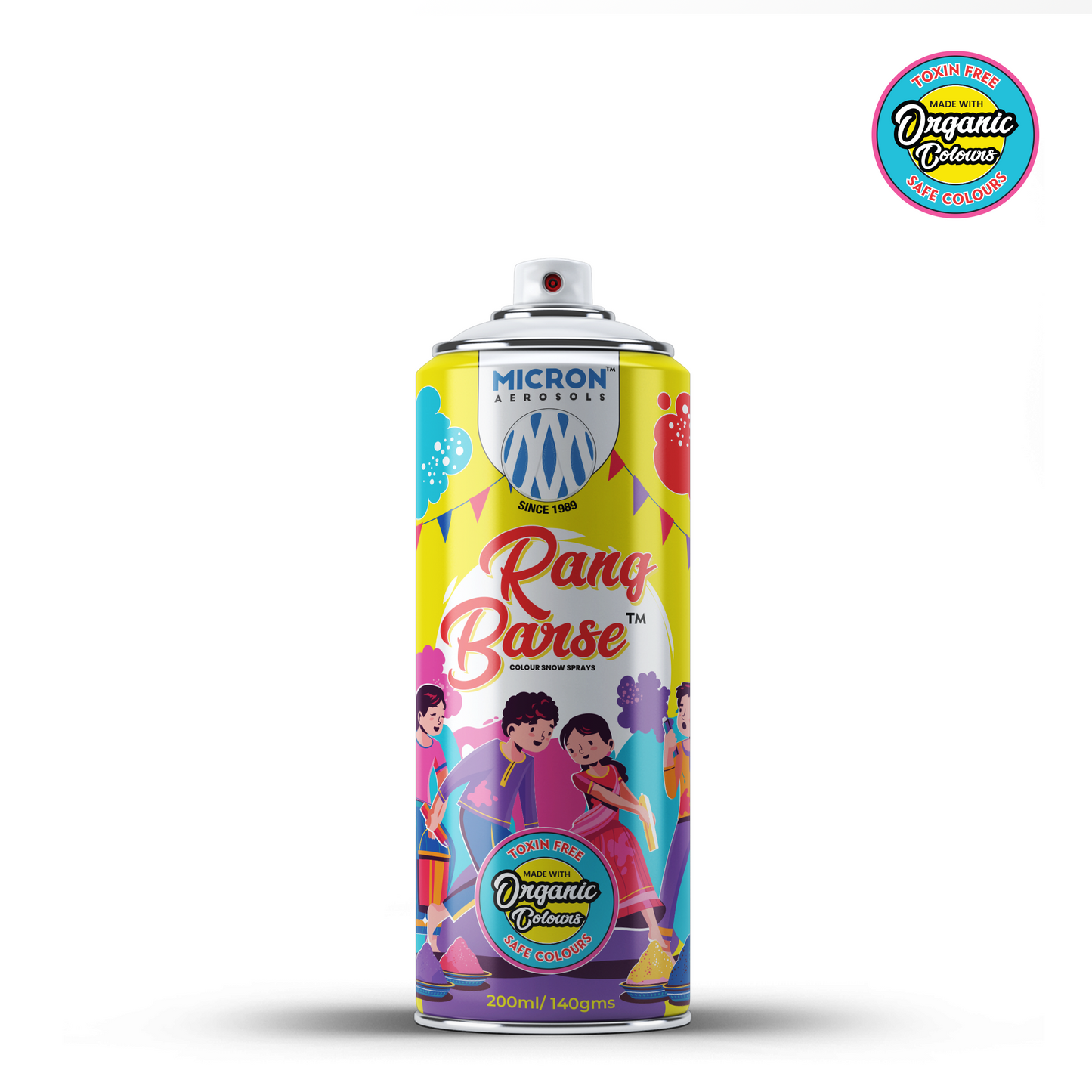 Rang Barse™ Organic Colour Spray | Holi Gift Box | Safe and Toxin Free | Pack of 3