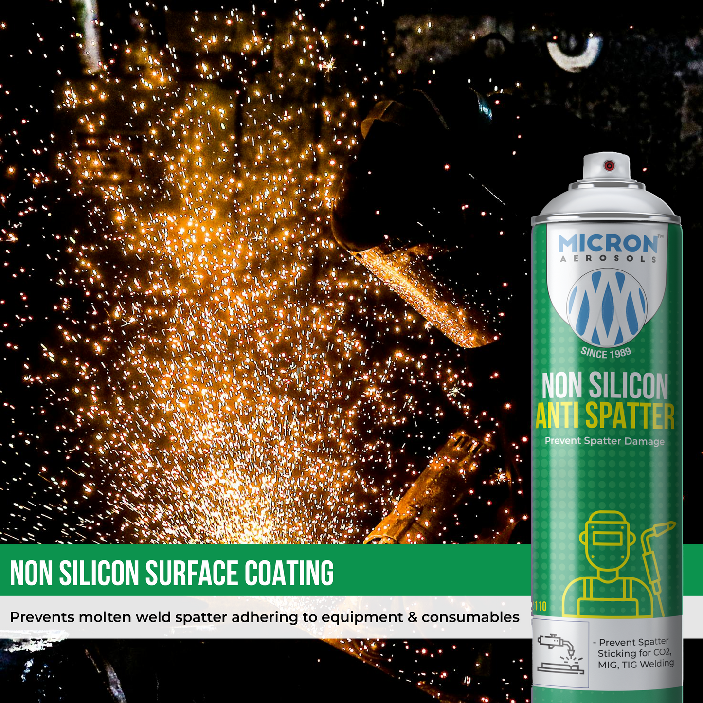 Non Silicon Anti Spatter | 550ml