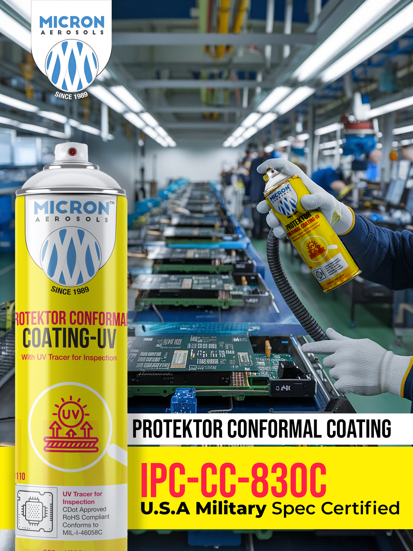 Protektor® Conformal Coating for PCBs, Electronics | Military Grade