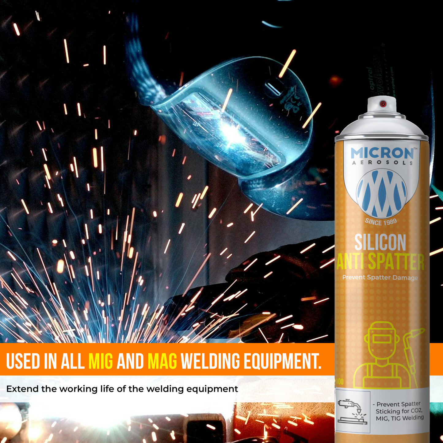 2100 Silicon Anti Spatter | 550ml