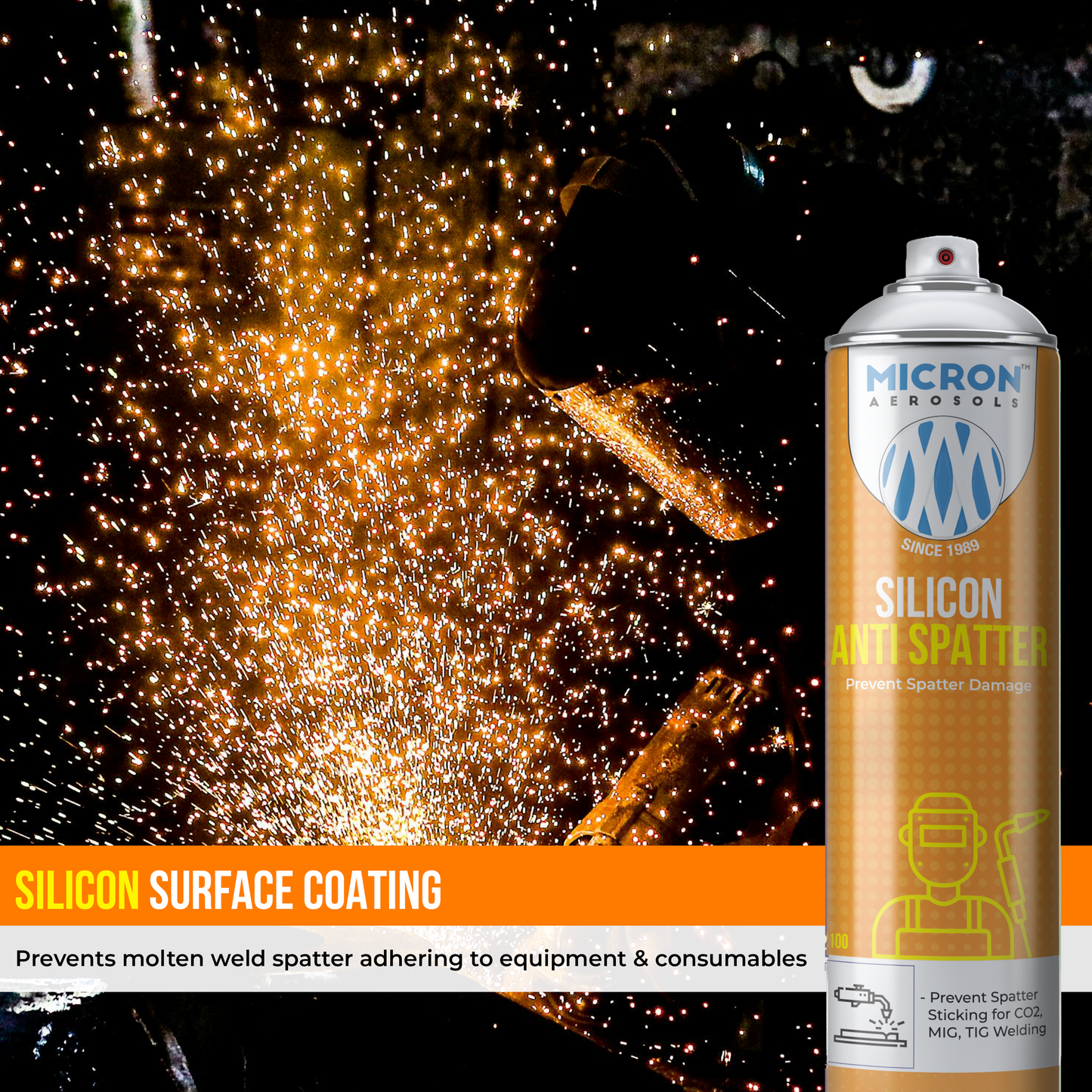 2100 Silicon Anti Spatter | 550ml