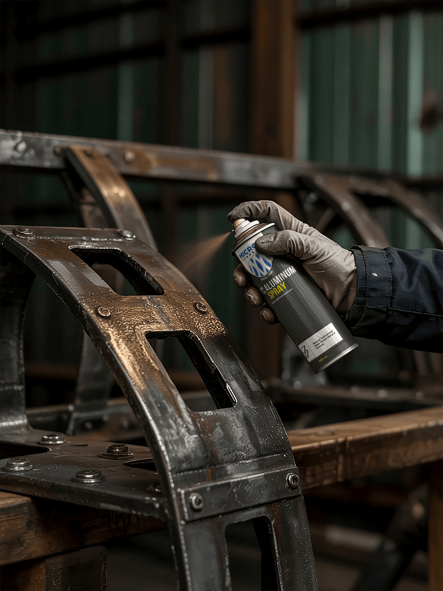 Zinc Aluminium Touch Up Paint | 500ml