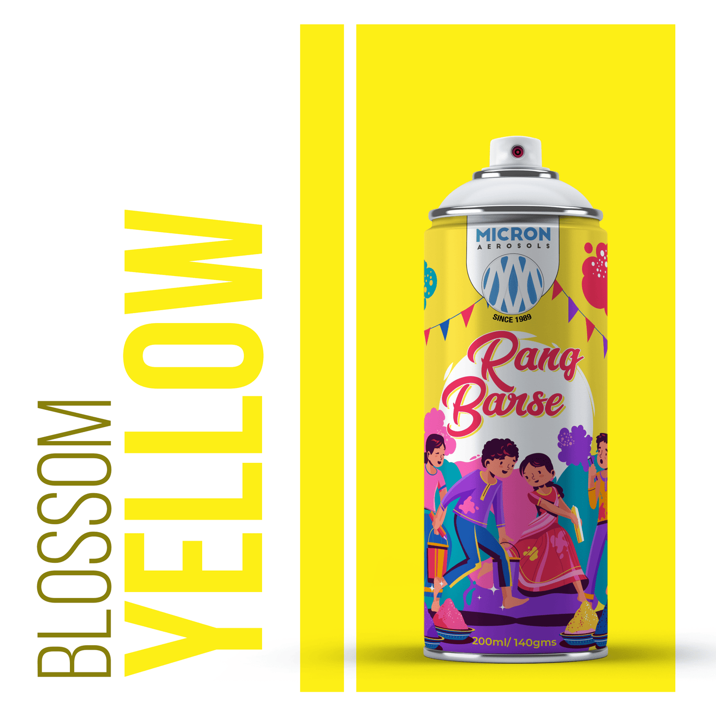 Rang Barse™ Organic Colour Spray | Holi Gift Box | Safe and Toxin Free | Pack of 3