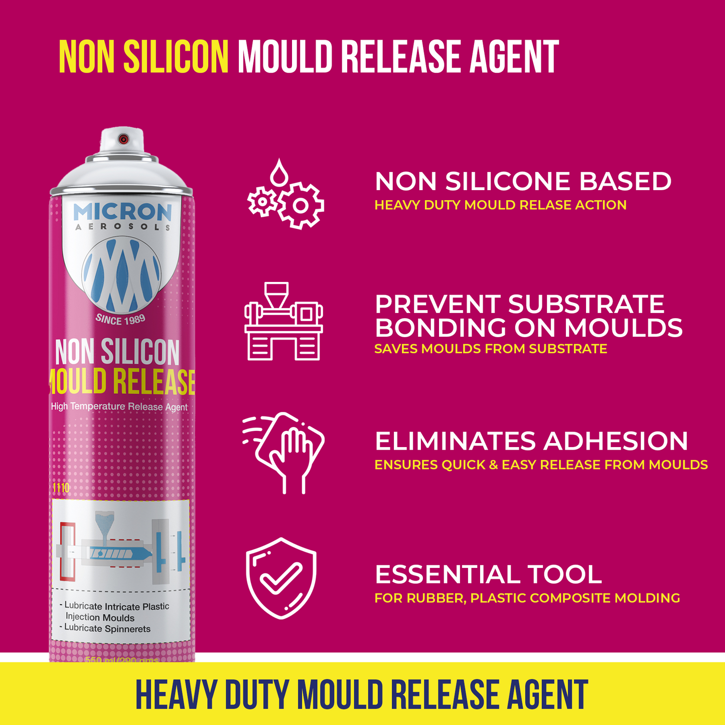 Non Silicon Mould Release Agent | 550ml