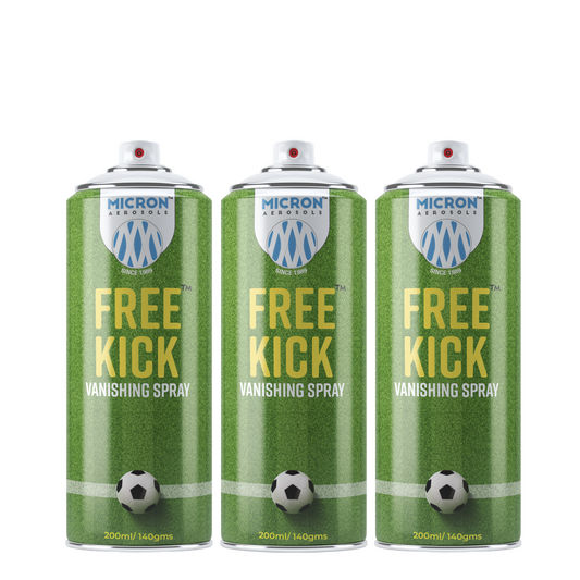 FreeKick Vanishing Spray - 200ml - Football Refree Spray (Pack of 3)