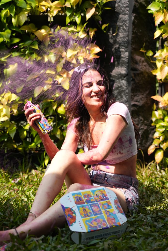 6114 Rang Barse™ Organic Colour Spray | Holi Gift Box | Safe and Toxin Free | Pack of 3